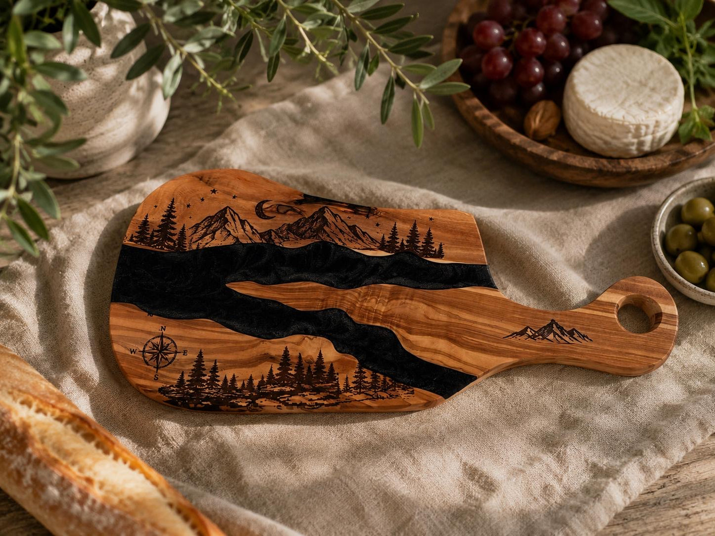 Mountain themed Grazing Board