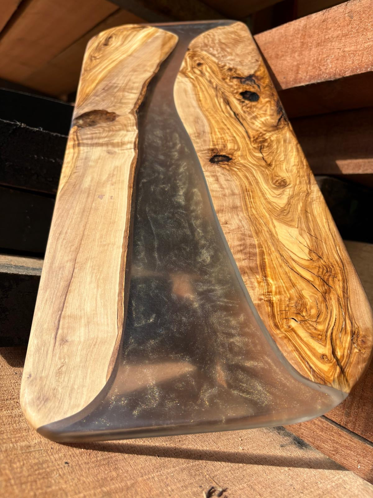 Smoky Gold Olive Resin Board